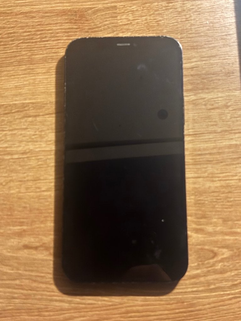 iPhone 12 Pro, achterkant kapot, Ophalen, Zwart, IPhone 12, Zonder abonnement
