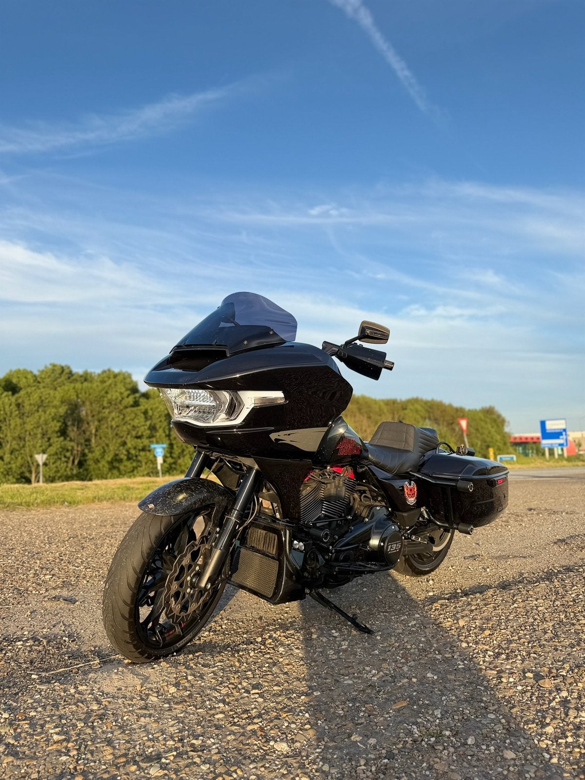 Harley-Davidson CVO Road Glide ST Anniversary (2024), Motoren, 2 cilinders, Sportuitlaat, Toermotor, Gebruikt