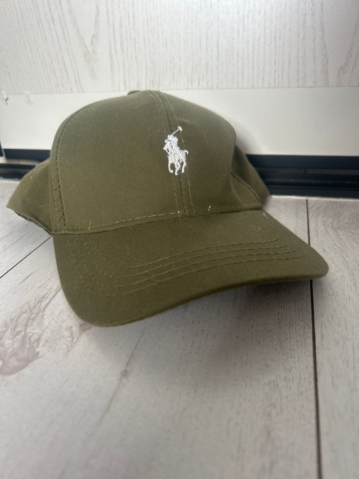Polo Ralph Lauren Pet - Verstelbaar - Olijfgroen, Kleding | Heren, Hoeden en Petten, Ophalen, Zo goed als nieuw, One size fits all