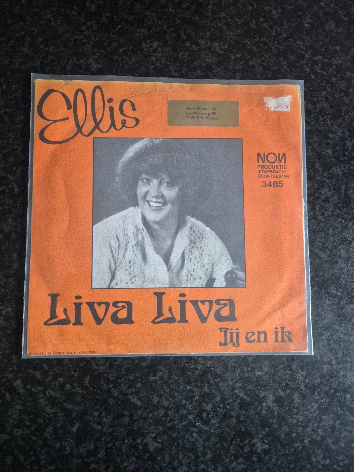 Ellis/ jij en ik/zeldzaam, Ophalen of Verzenden, Zo goed als nieuw, Overige formaten, Levenslied of Smartlap