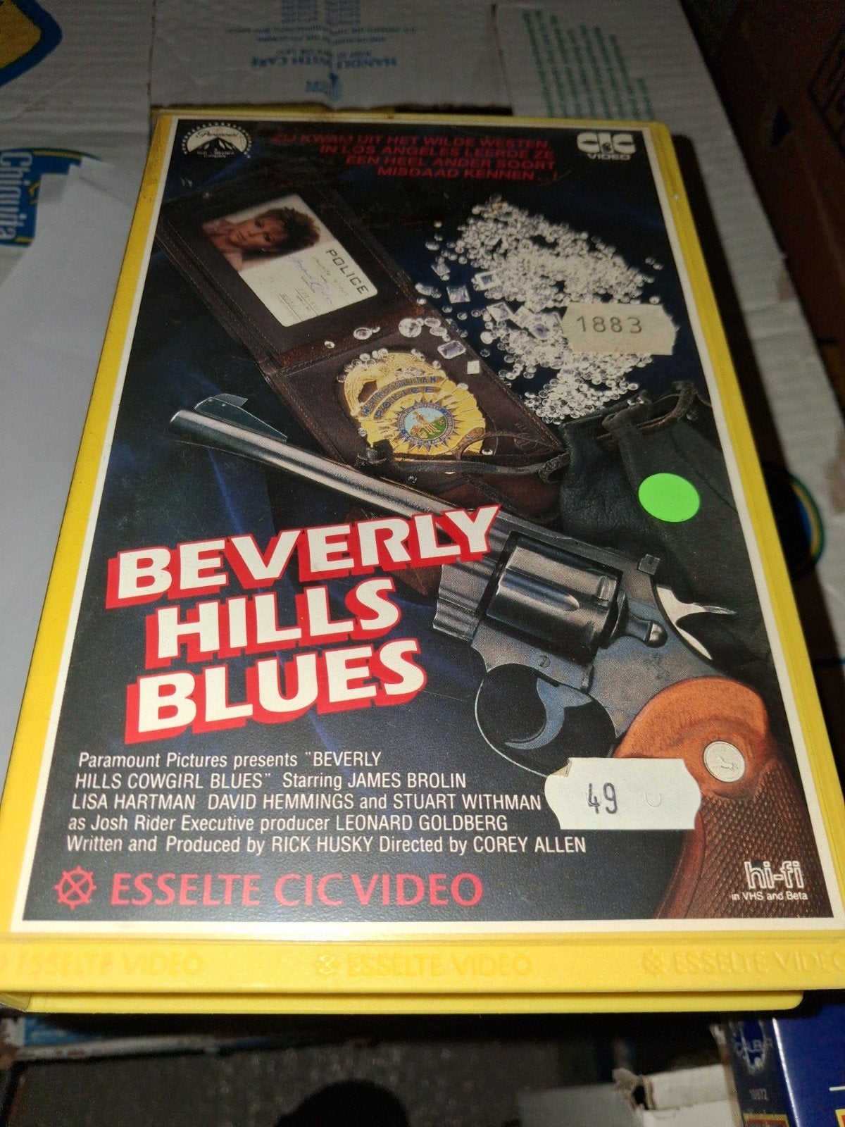 Vhs ex-rental  - Beverly Hills Blues, Vanaf 16 jaar, Ophalen of Verzenden, Gebruikt, Horror