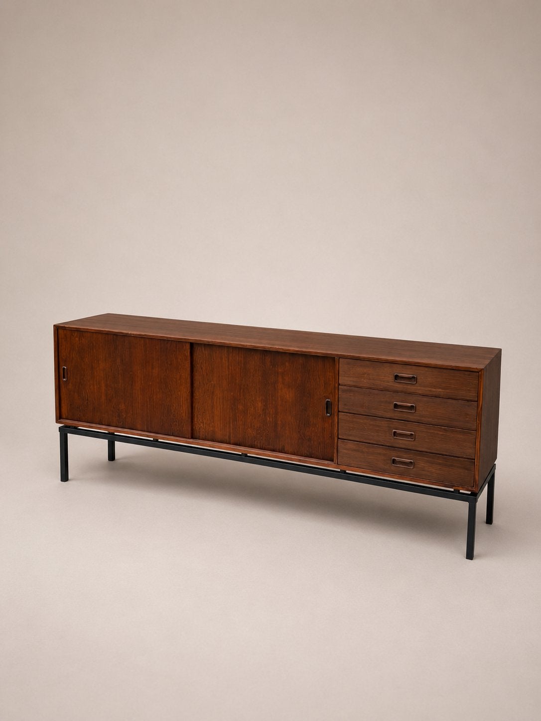 Vintage Topform dressoir, Huis en Inrichting, Kasten | Dressoirs, Zo goed als nieuw, 200 cm of meer, 25 tot 50 cm, Ophalen of Verzenden