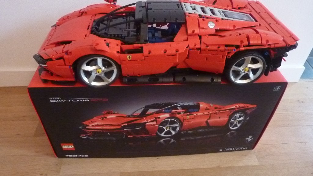 Lego, 42143, Technic, Ferrari Daytona SP3, Gebruikt, Lego, Compleet, Ophalen of Verzenden