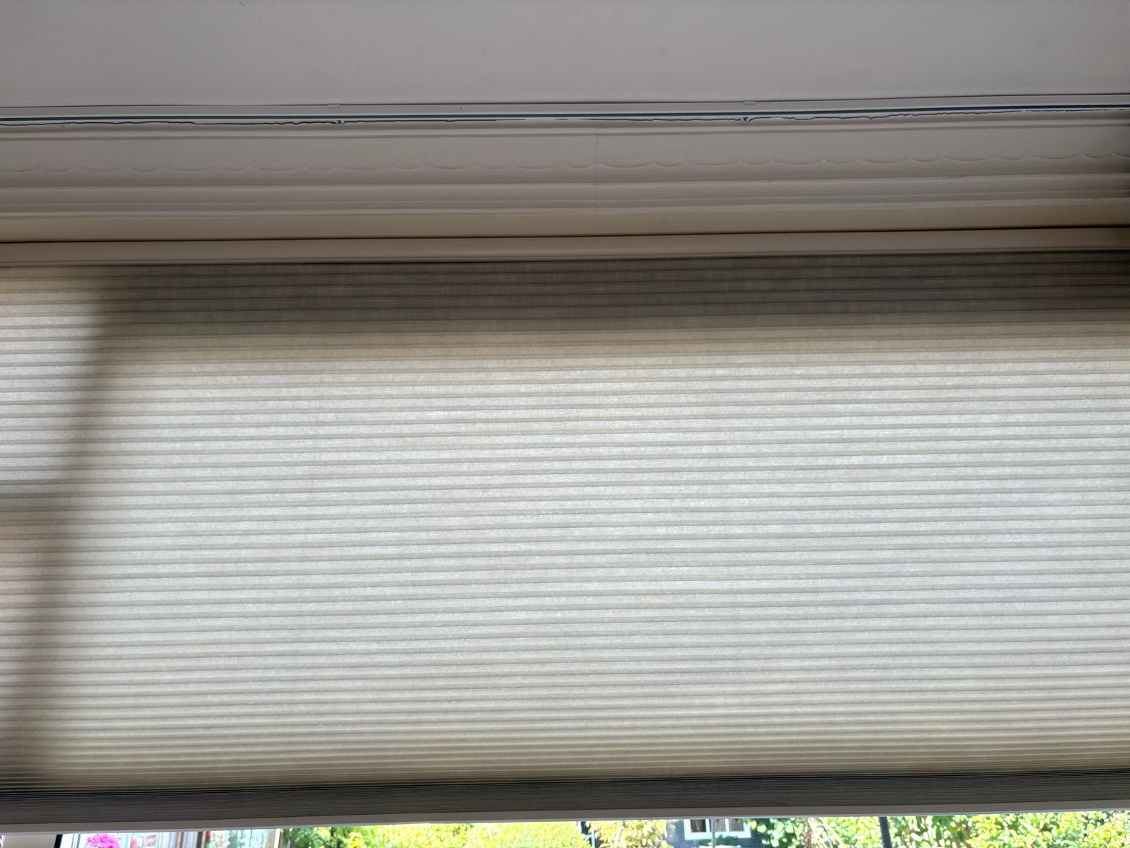 Luxe Crème Plisségordijn - 240 cm breed, Huis en Inrichting, Ophalen, Nieuw, Crème, Plisségordijn