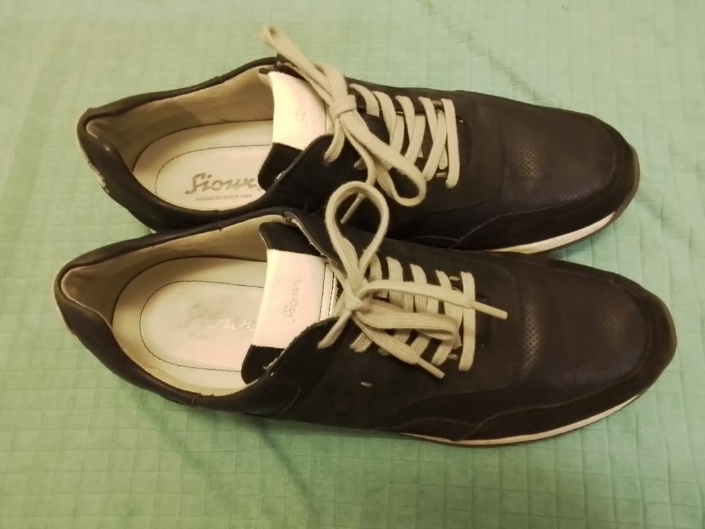 Zwart lederen herenschoenen, merk Sioux, mt. 11 G, Kleding | Heren, Schoenen, Ophalen of Verzenden