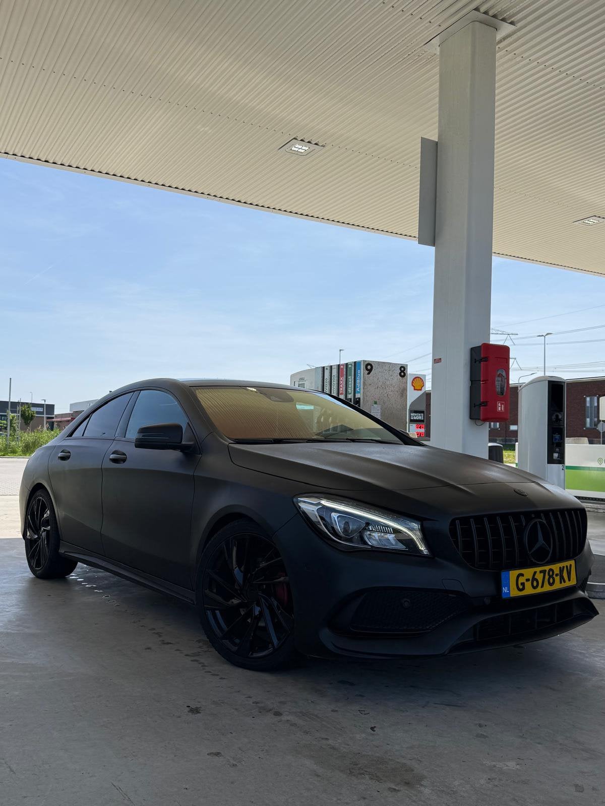 Mercedes-Benz CLA 200 156pk 7G-DCT 2017 Zwart, Auto's, Zwart, 156 pk, 715 kg, Zwart