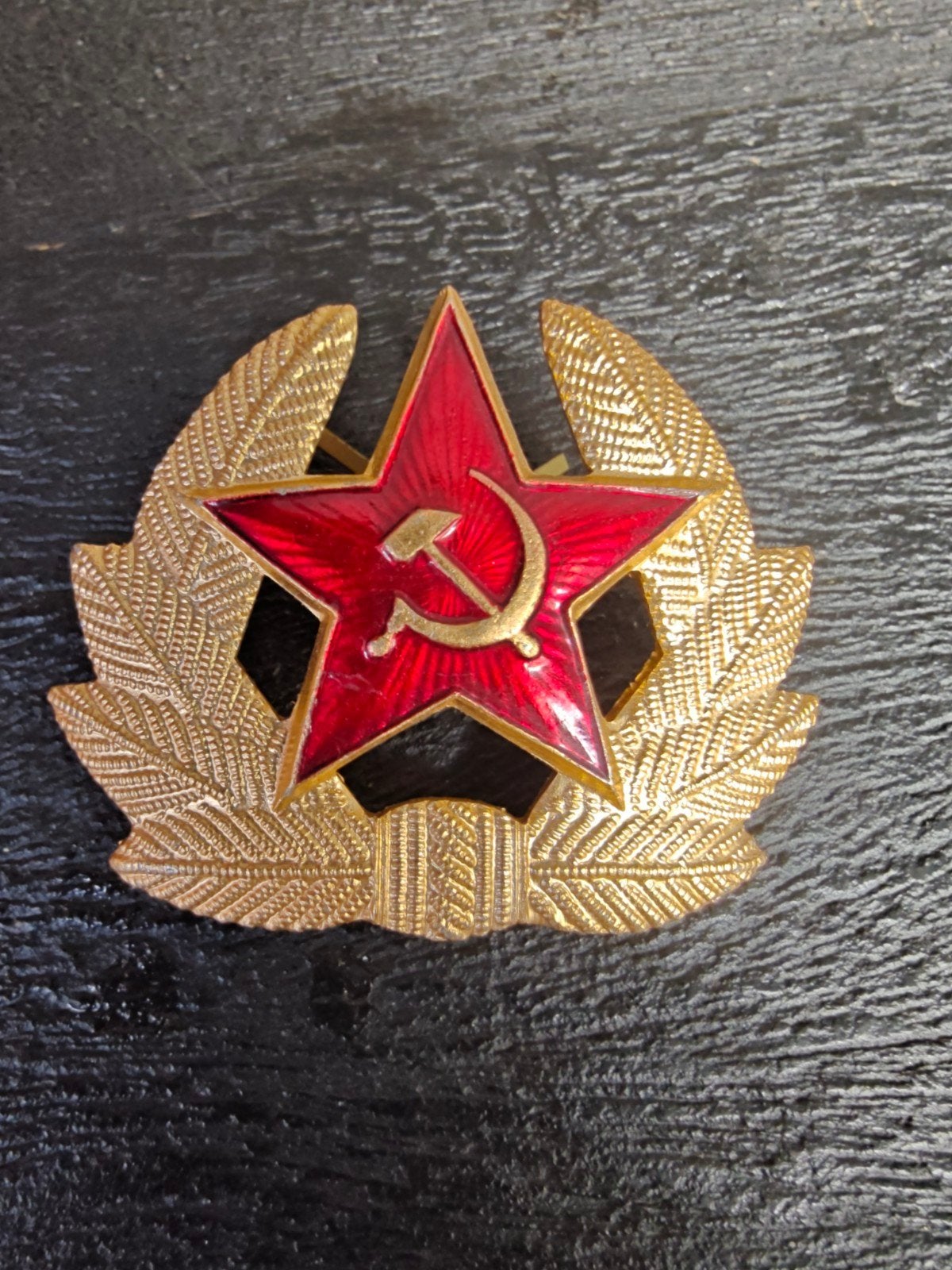 Russische officiers pet speld - origineel, Verzenden, Landmacht, Overige gebieden, Embleem of Badge
