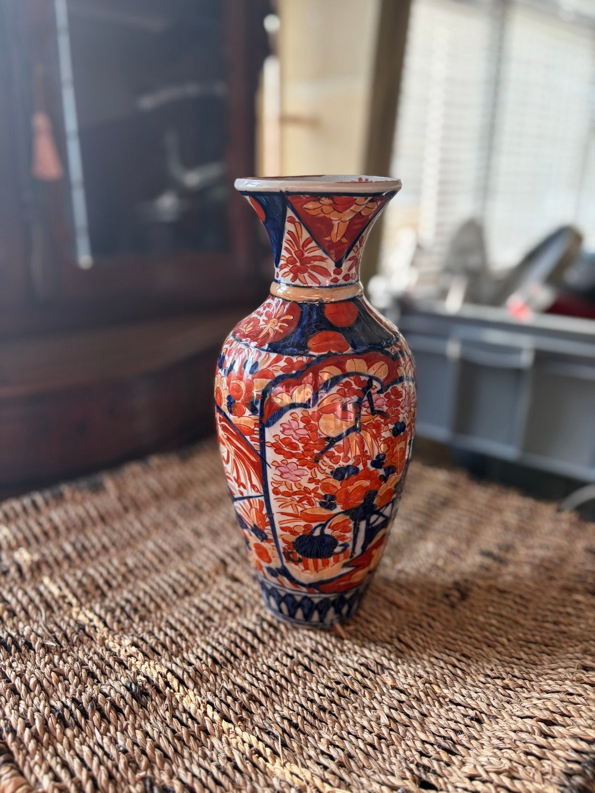 Antieke Japanse Imari Vaas - Rijk Gedecoreerd, Antiek en Kunst, Antiek | Vazen, Ophalen of Verzenden