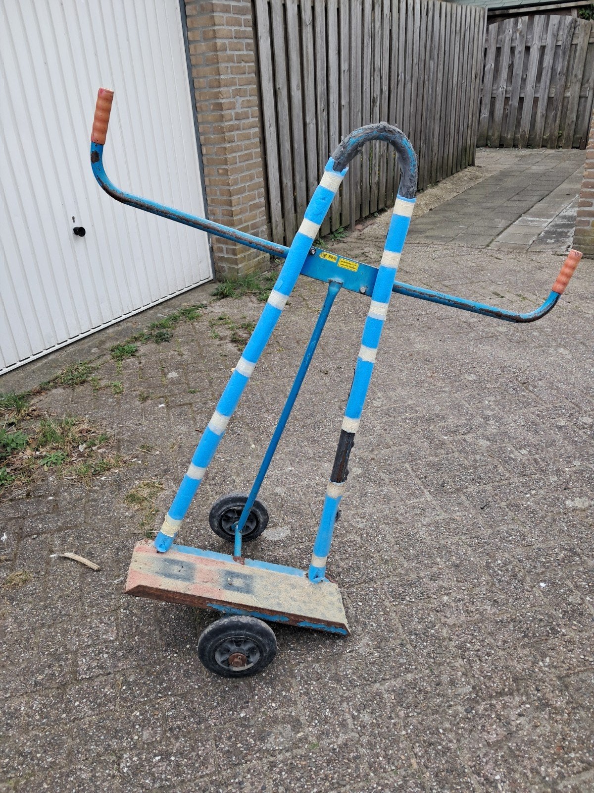 Stevige platenkar met handvatten, Doe-het-zelf en Verbouw, Ophalen, Gebruikt, Steekwagen