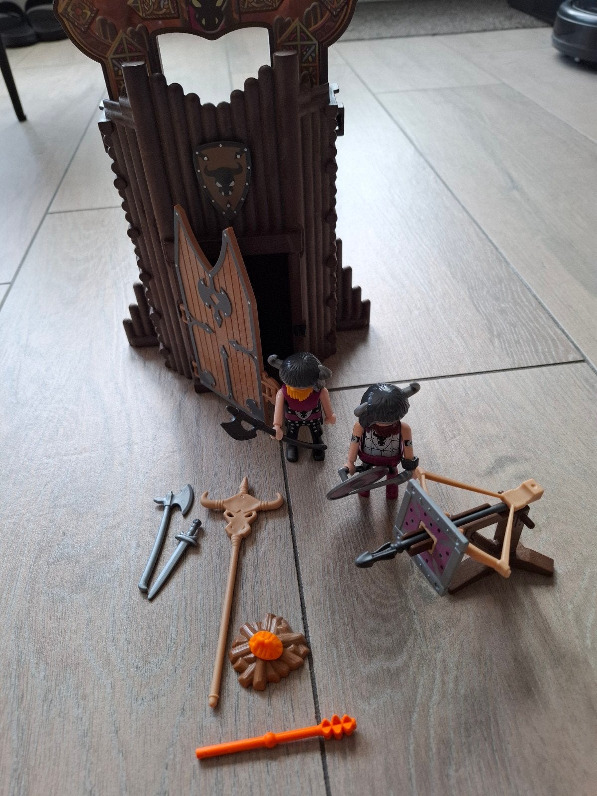 Playmobil Vikingen set met huisje en figuren, Ophalen of Verzenden
