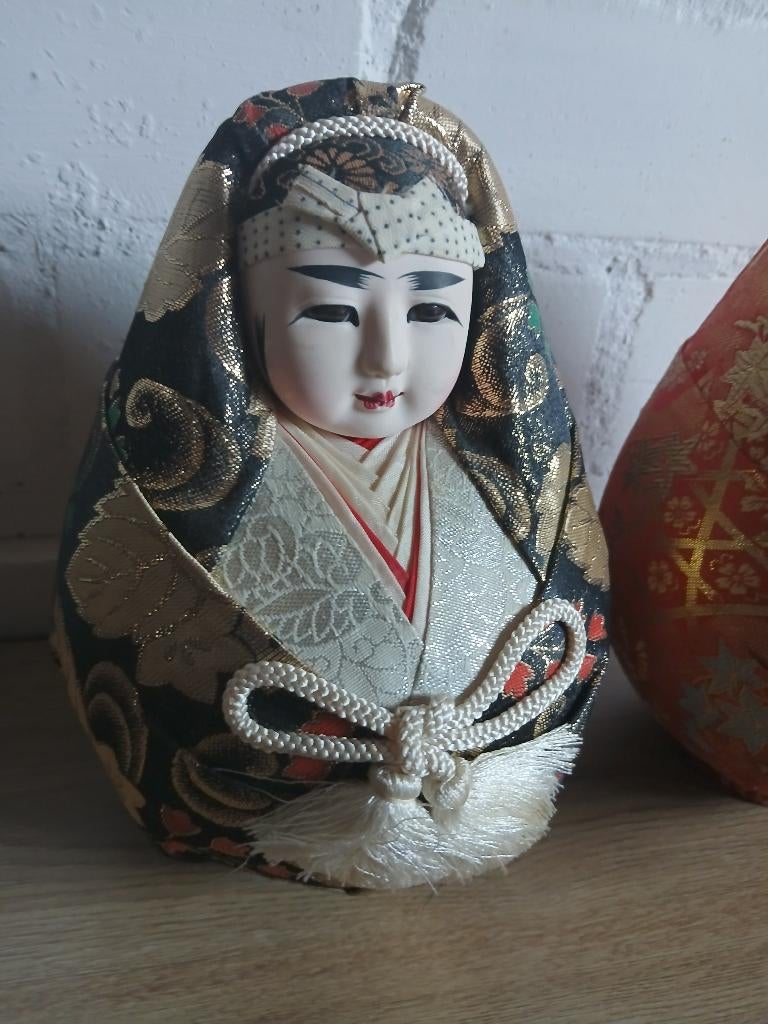 hinadaruma Japanse Poppen vintage, Antiek en Kunst, Ophalen of Verzenden