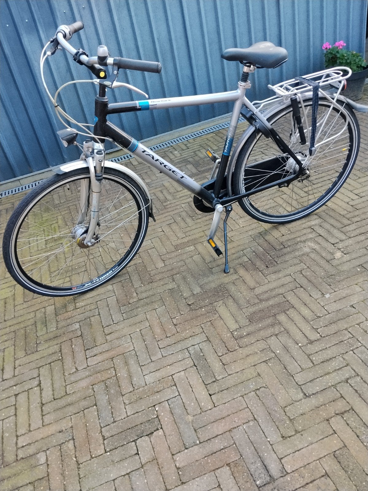 target herenfiets 7 versnellingen framehoogte 57 cm, Minder dan 10 versnellingen, Zo goed als nieuw, 57 tot 61 cm, Ophalen