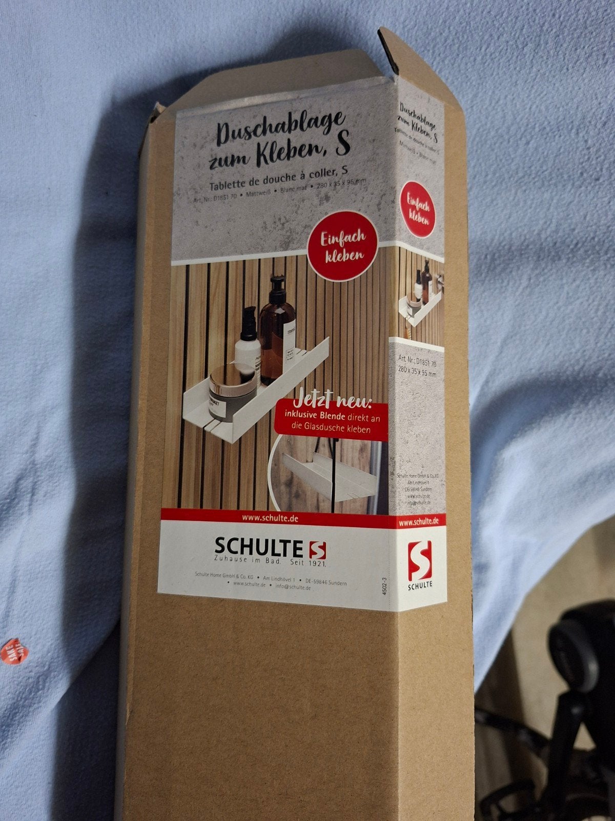 Schulte Doucheplank Zelfklevend Wit - Nieuw in Doos, Nieuw, Ophalen of Verzenden, Douche-accessoire, Wit