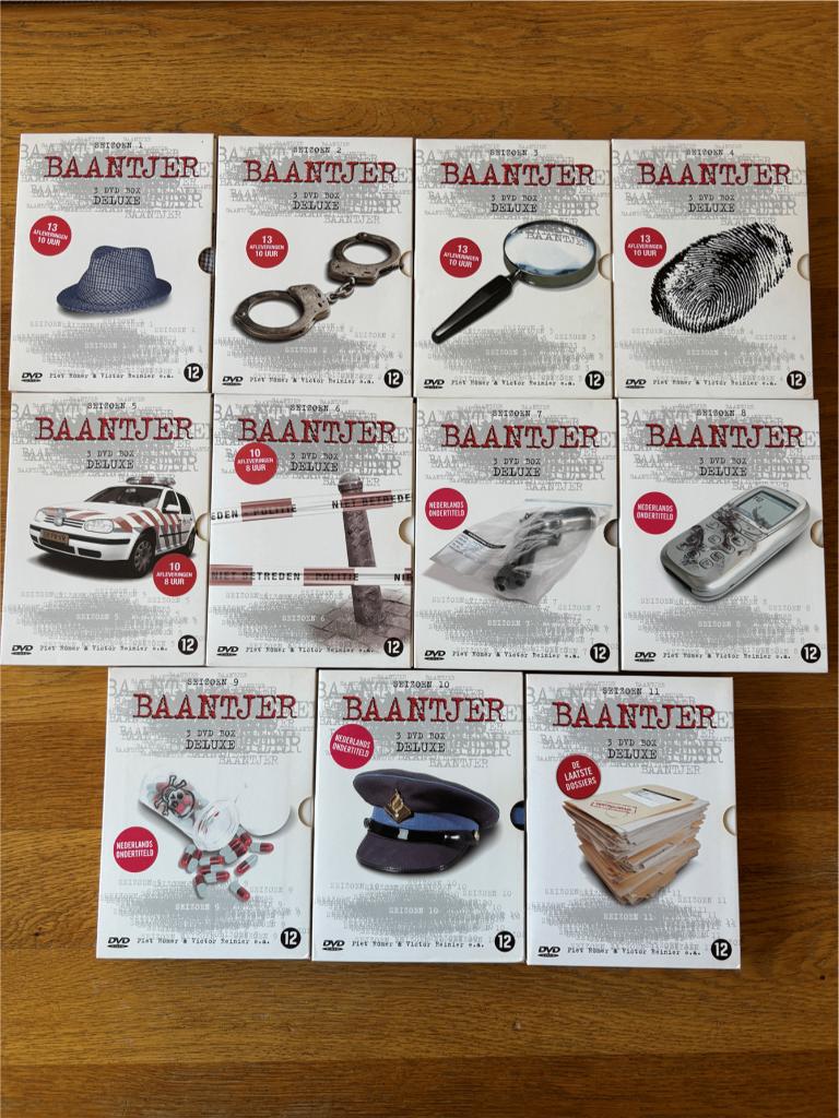 Dvd's Baantjer - Seizoen 1 t/m 11 + TV-Film, Vanaf 12 jaar, Ophalen of Verzenden, Gebruikt, Thriller