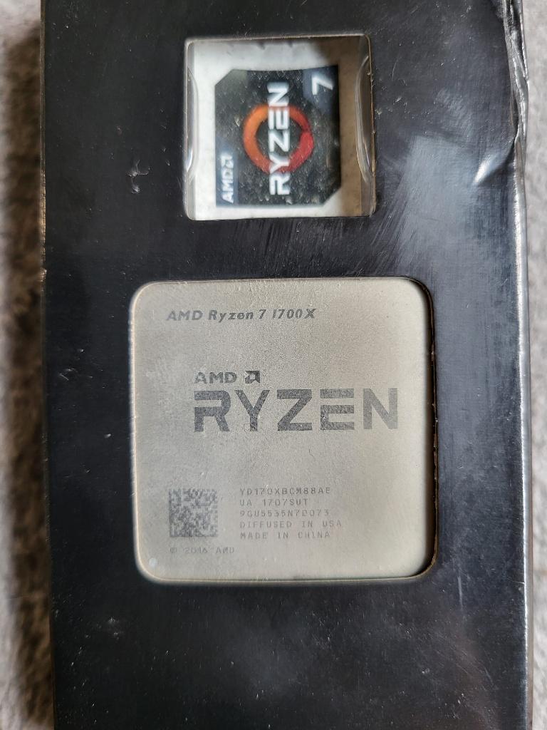 AMD Ryzen 7 1700X 3.4 GHz 8 core Socket AM4 CPU, Computers en Software, Processors, 8-core, Gebruikt, Ophalen of Verzenden, AMD Ryzen 7