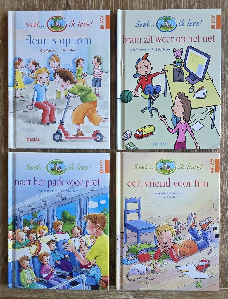 4 x Ssst ik lees - Groep 3 - AVI 1 / AVI 2 / AVI M3, Ophalen of Verzenden, Zo goed als nieuw, Fictie algemeen
