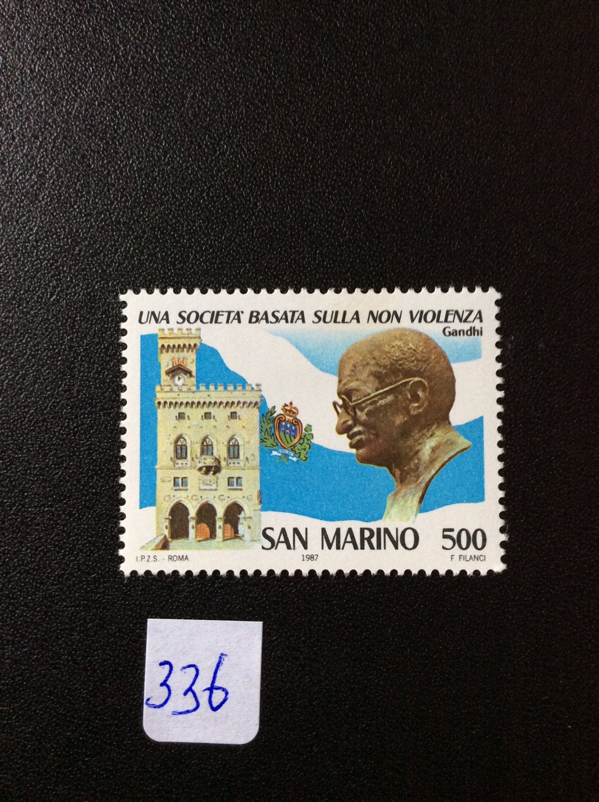 San Marino postzegel 1987 Mi 1372, Ophalen of Verzenden, Overige landen