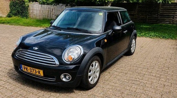 Mini (r56) 1.4  2009 Zwart, Voorwielaandrijving, 4 stoelen, 19 km/l, Geïmporteerd