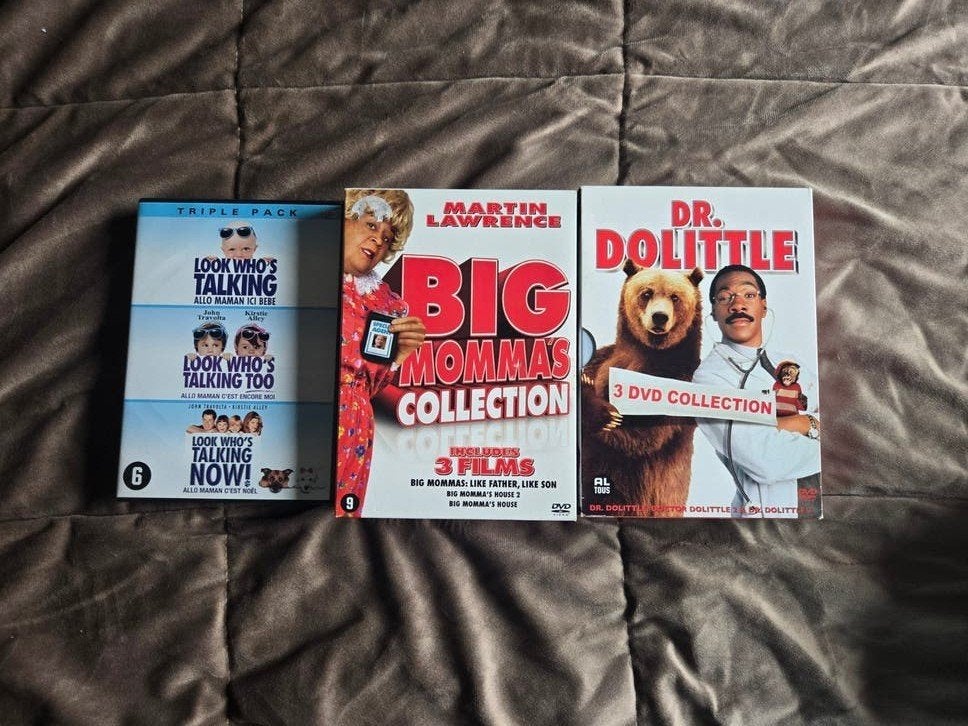 DVD Collectie: Look Who's Talking, Big Momma's, Dr. Dolittle, Nederlands, Ophalen of Verzenden, Vanaf 6 jaar, Inclusief doosje