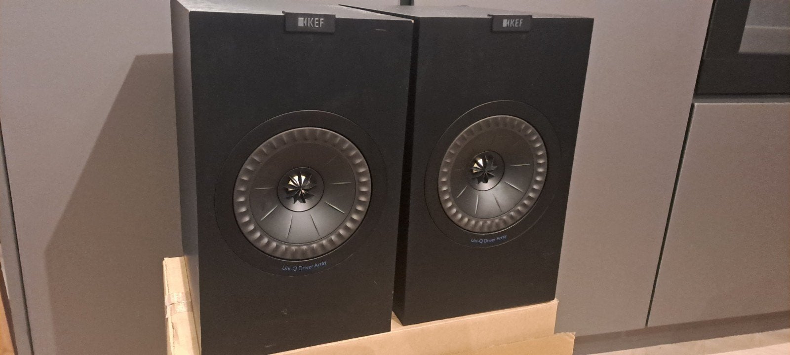KEF Q350 Boekenplank Luidsprekers - Zwart, Audio, Tv en Foto, Luidsprekers, Ophalen, 60 tot 120 watt, KEF, Boekenplank luidspreker