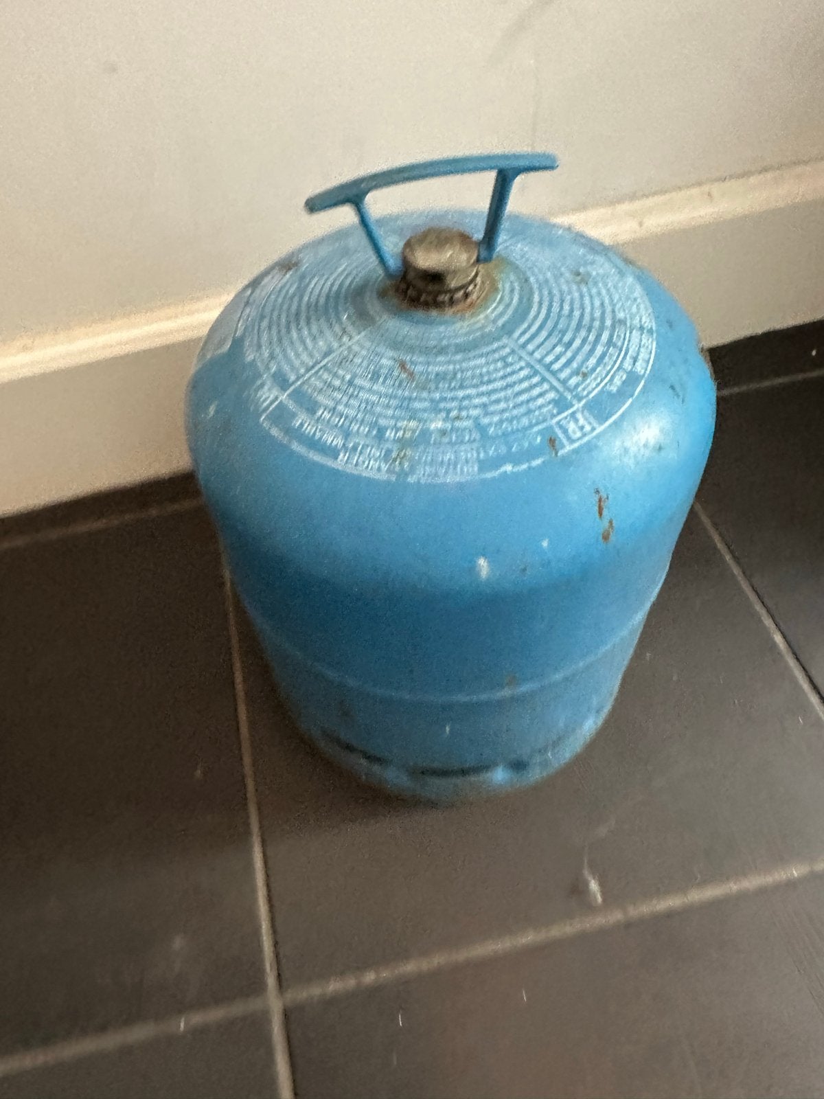 Blauwe gasfles (leeg) - Campingaz, Ophalen, Gebruikt