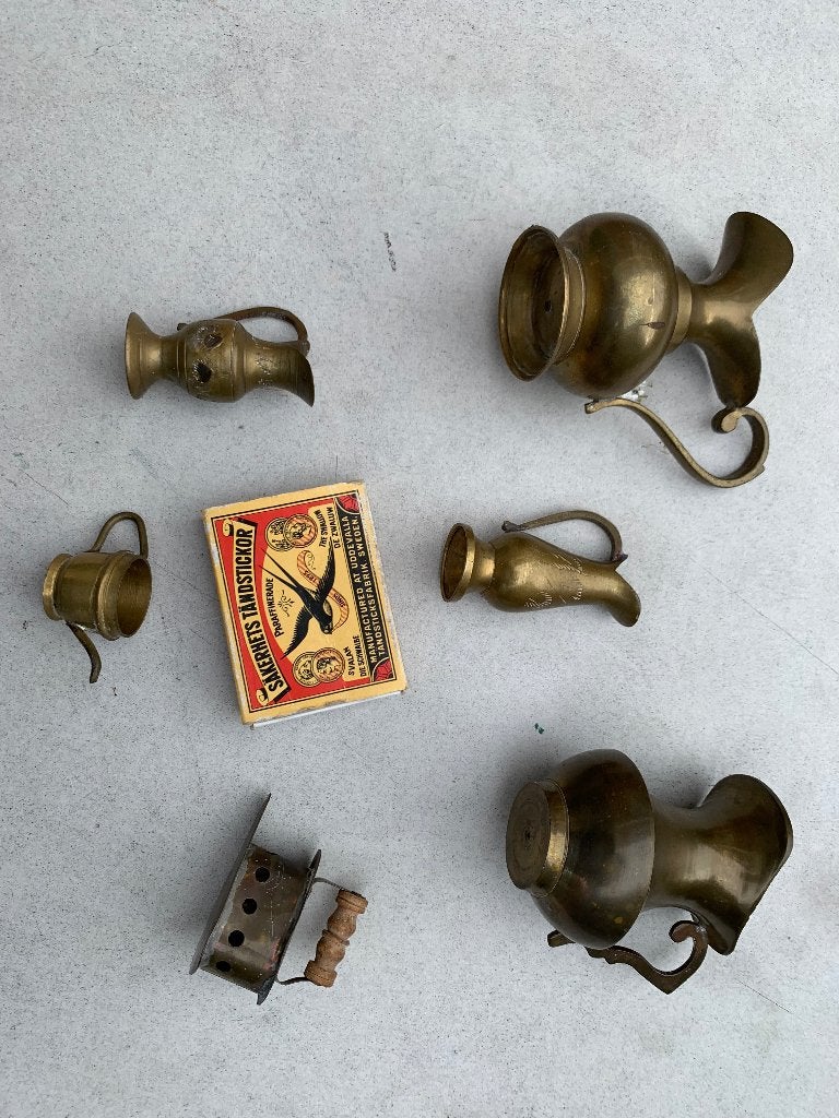 Miniatuurtjes voor letterbak, Ophalen of Verzenden, Brons