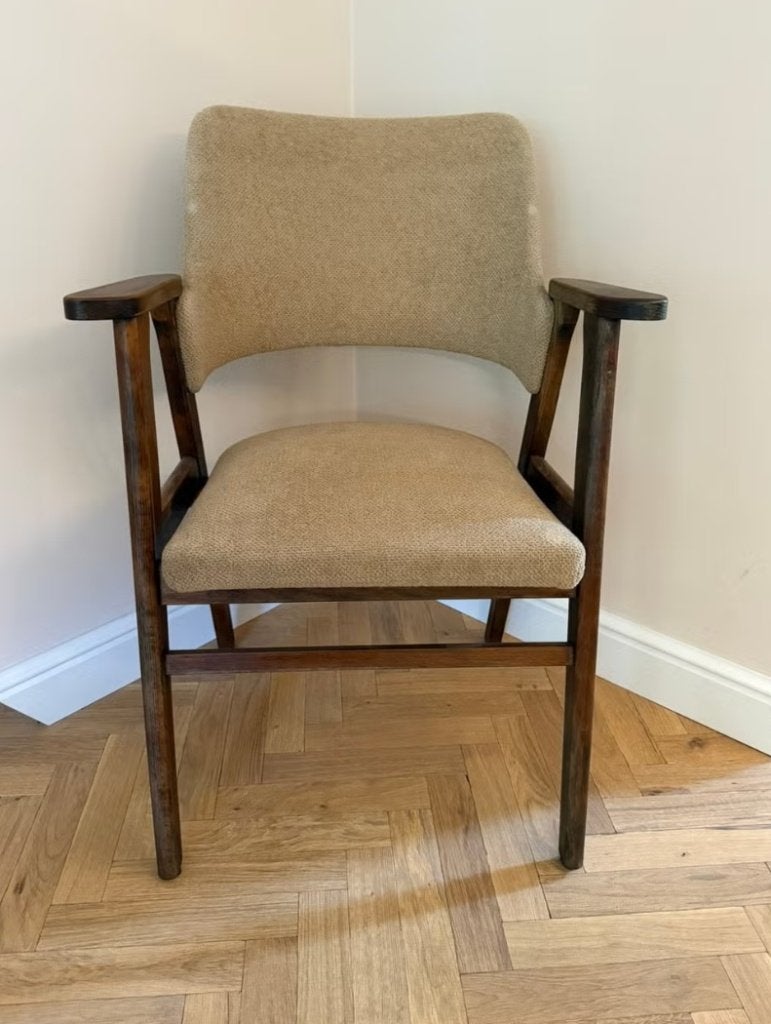 Vintage Pastoe stoel - Cees Braakman, Hout, Gebruikt, Bruin, Ophalen of Verzenden