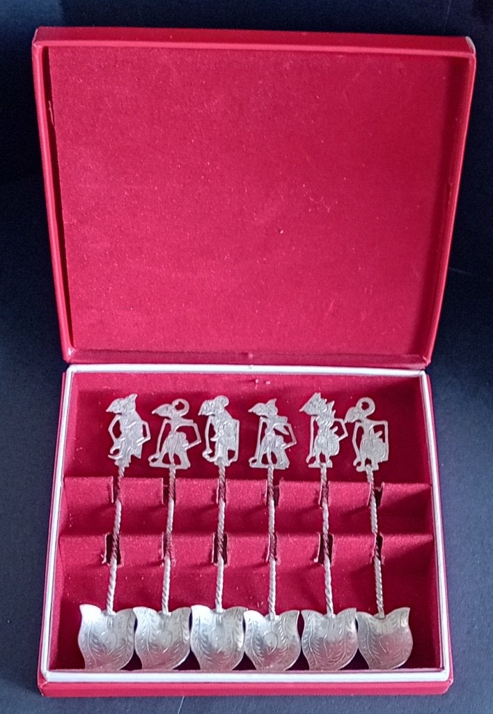 Zilveren lepeltjes (6), Ophalen of Verzenden