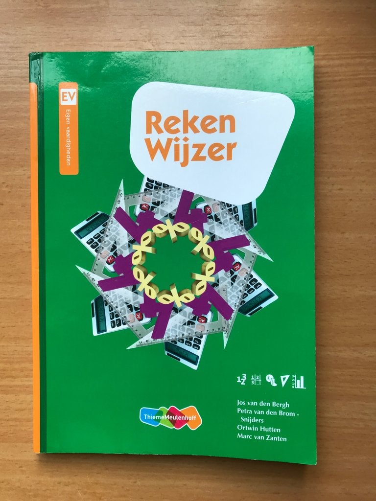 Rekenwijzer - Jos van den Berg. Pabo studieboeken., ThiemeMeulenhoff, Zo goed als nieuw, Alpha, HBO
