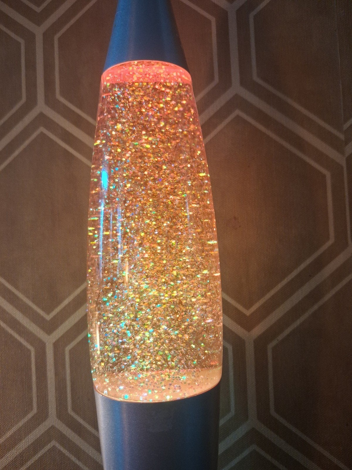 Retro Glitter Lavalamp– Brengt de 90’s (en acute nostalgie), Ophalen of Verzenden, Huis en Inrichting