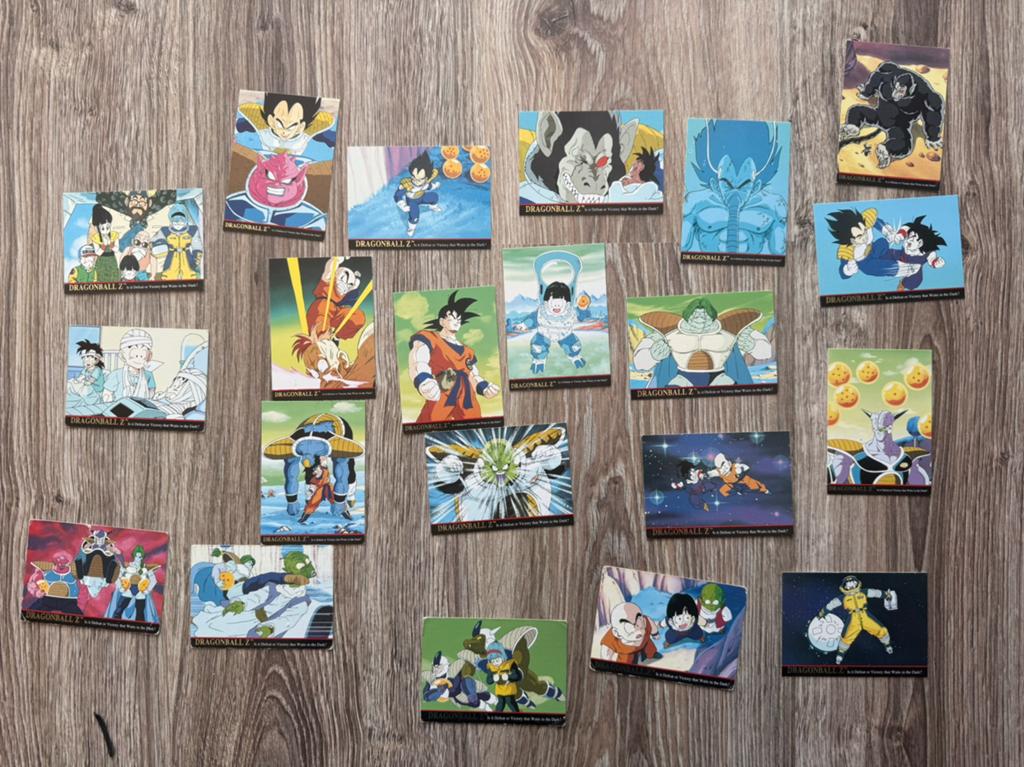 Dragon ball z kaarten 1998, Ophalen of Verzenden, Zo goed als nieuw, Meerdere plaatjes