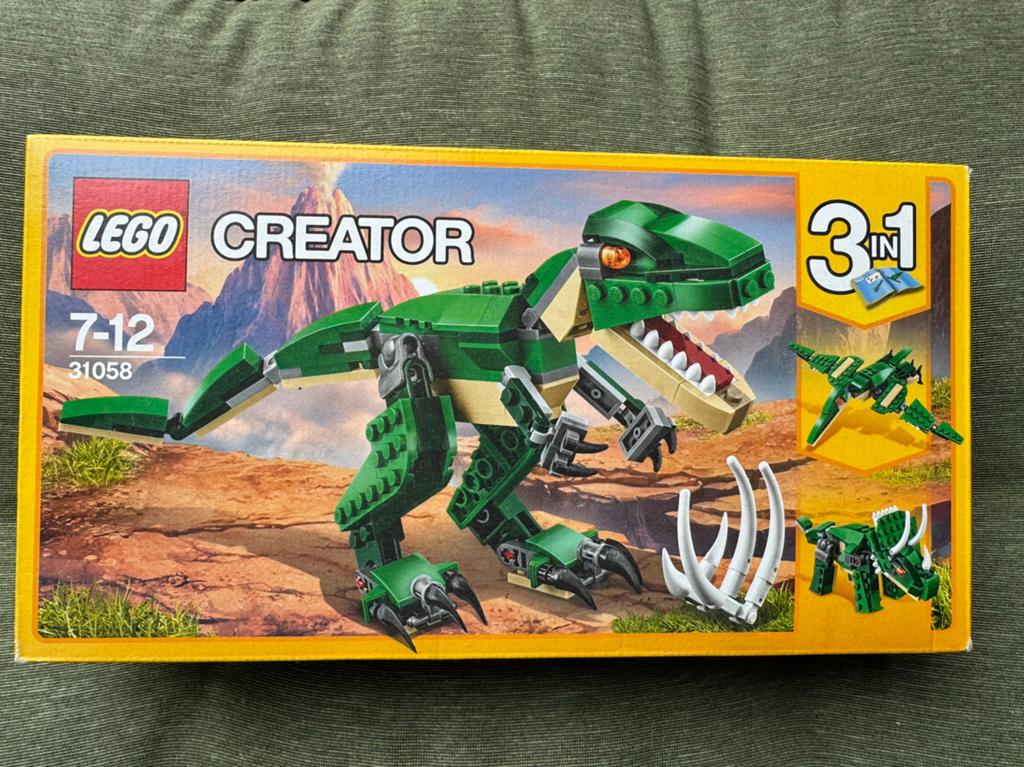 Niewe lego creator dino 3in1, Ophalen of Verzenden, Lego