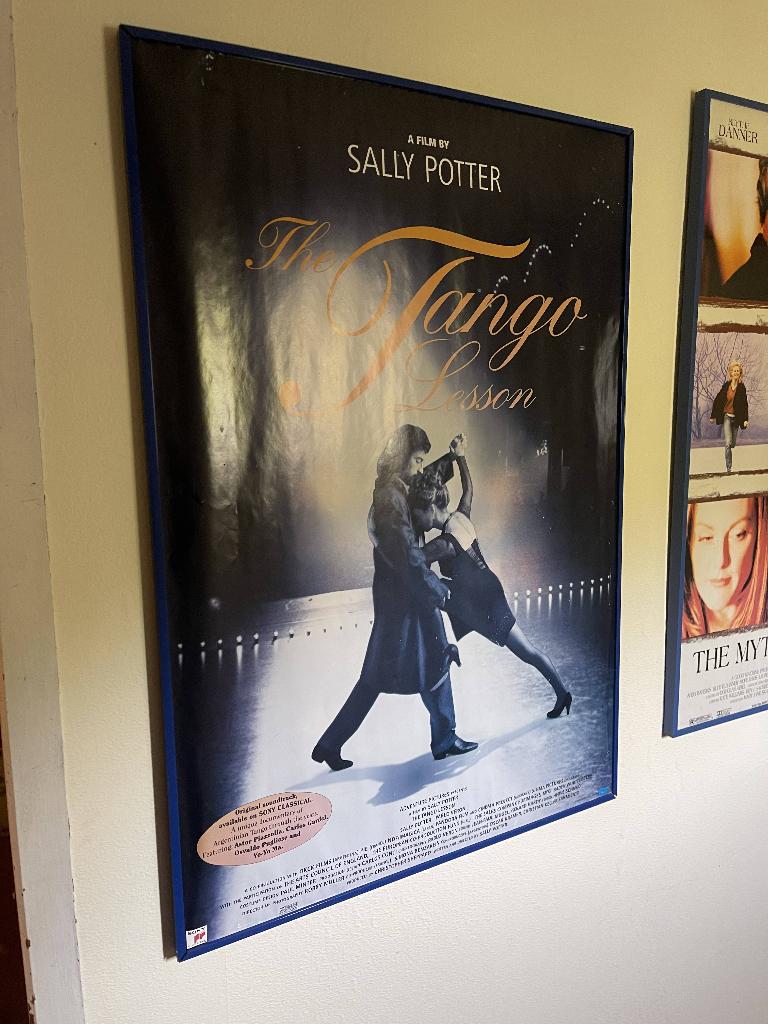 The Tango Lesson Vintage Film Poster 100x70cm, Ophalen, Rechthoekig Staand, Met lijst, Zo goed als nieuw