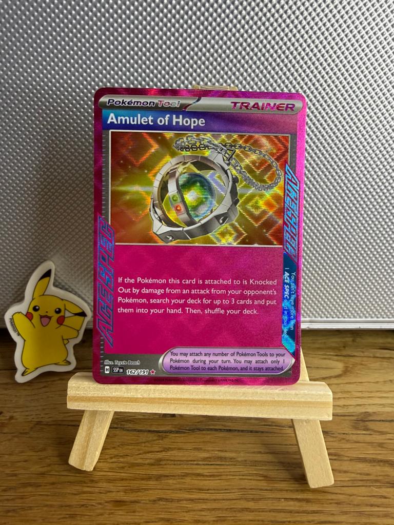 Amulet of Hope #162/191 - Pokemon Surging Sparks Card - NM, Ophalen of Verzenden, Nieuw