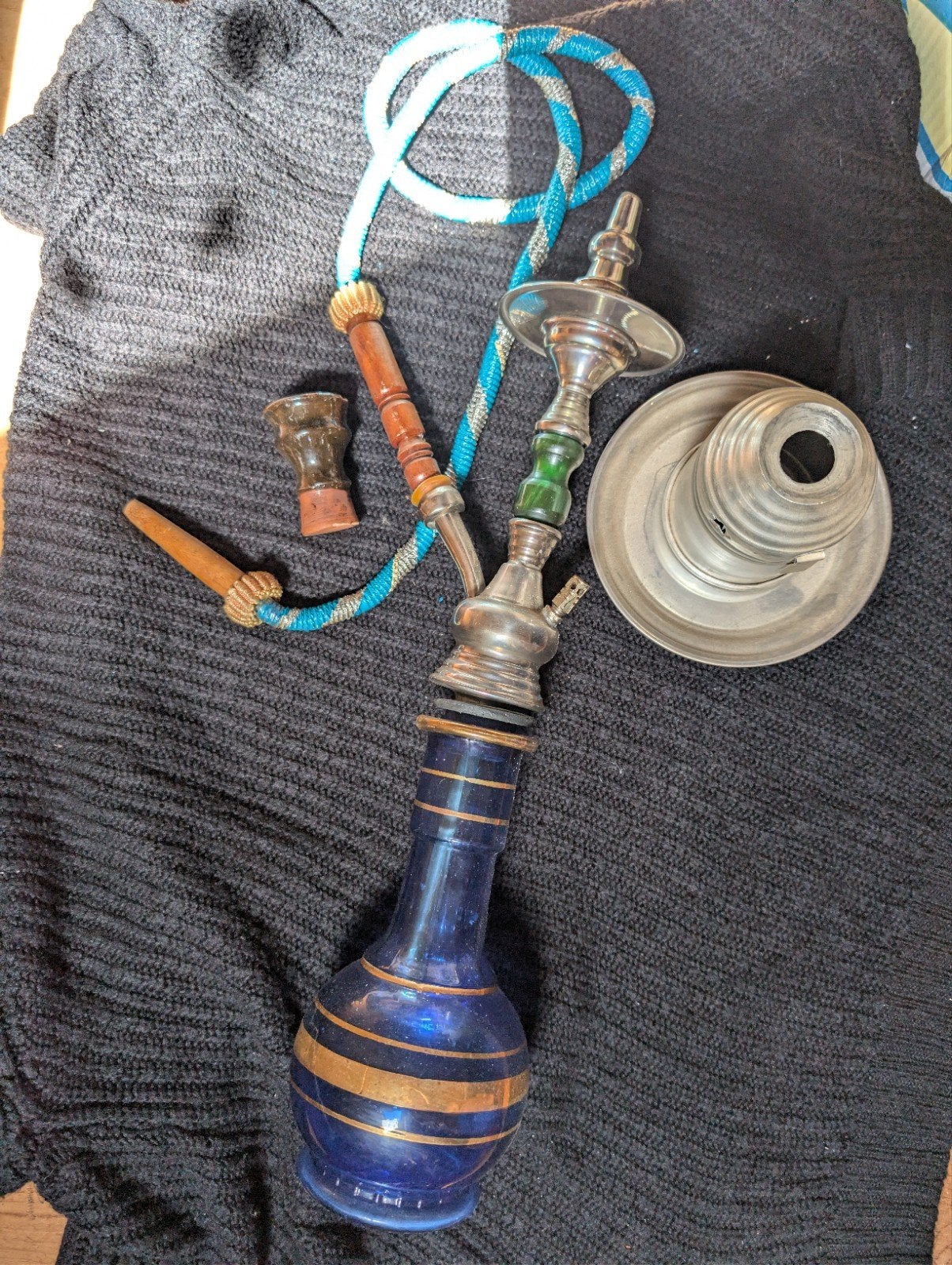 Egyptische waterpijp, Verzenden, Zo goed als nieuw, (Water)pijp