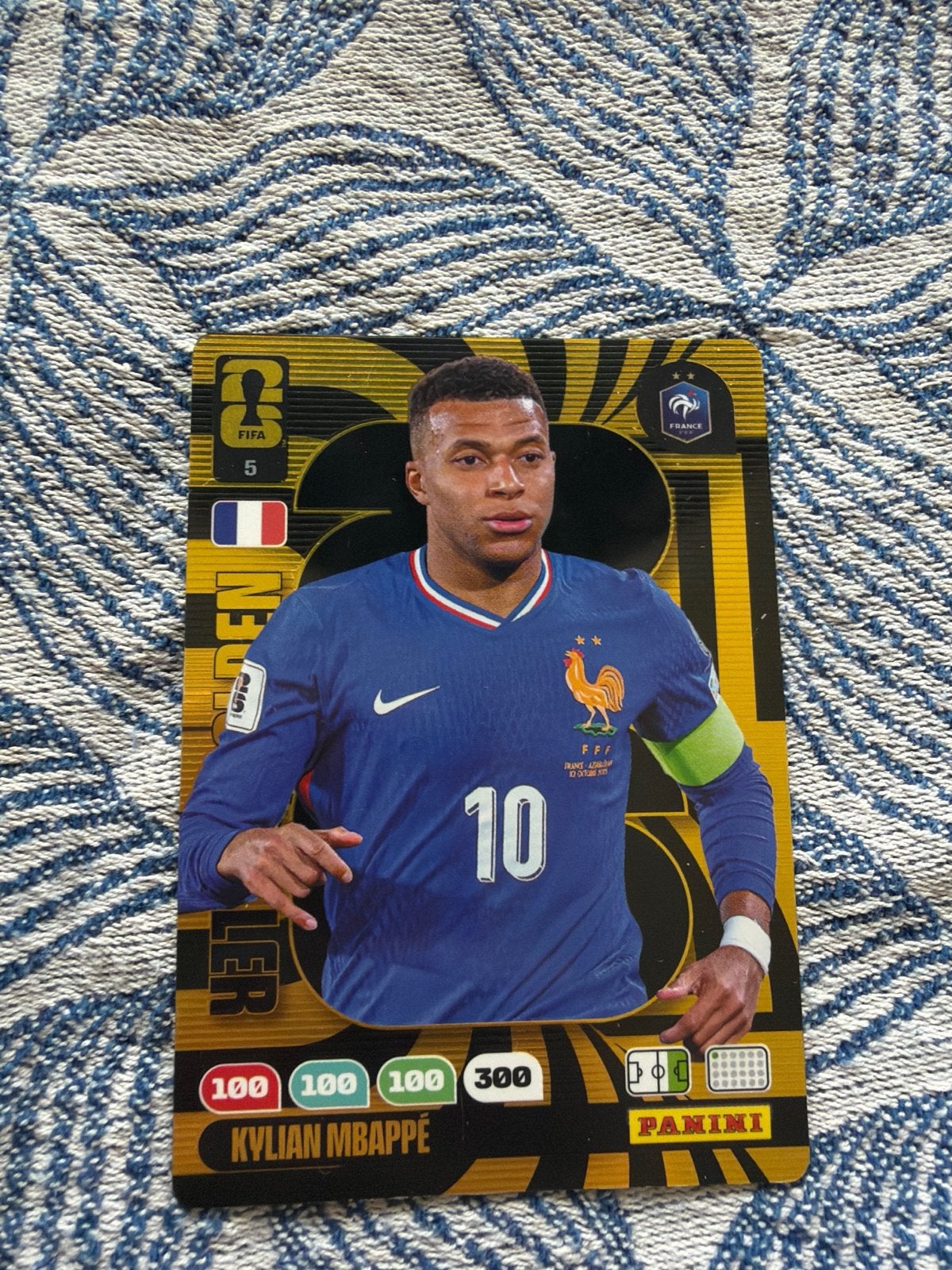 Kylian Mbappé Panini FIFA 5 Voetbal Spelerskaart, Ophalen of Verzenden, Zo goed als nieuw, Buitenlandse clubs, Spelerskaart