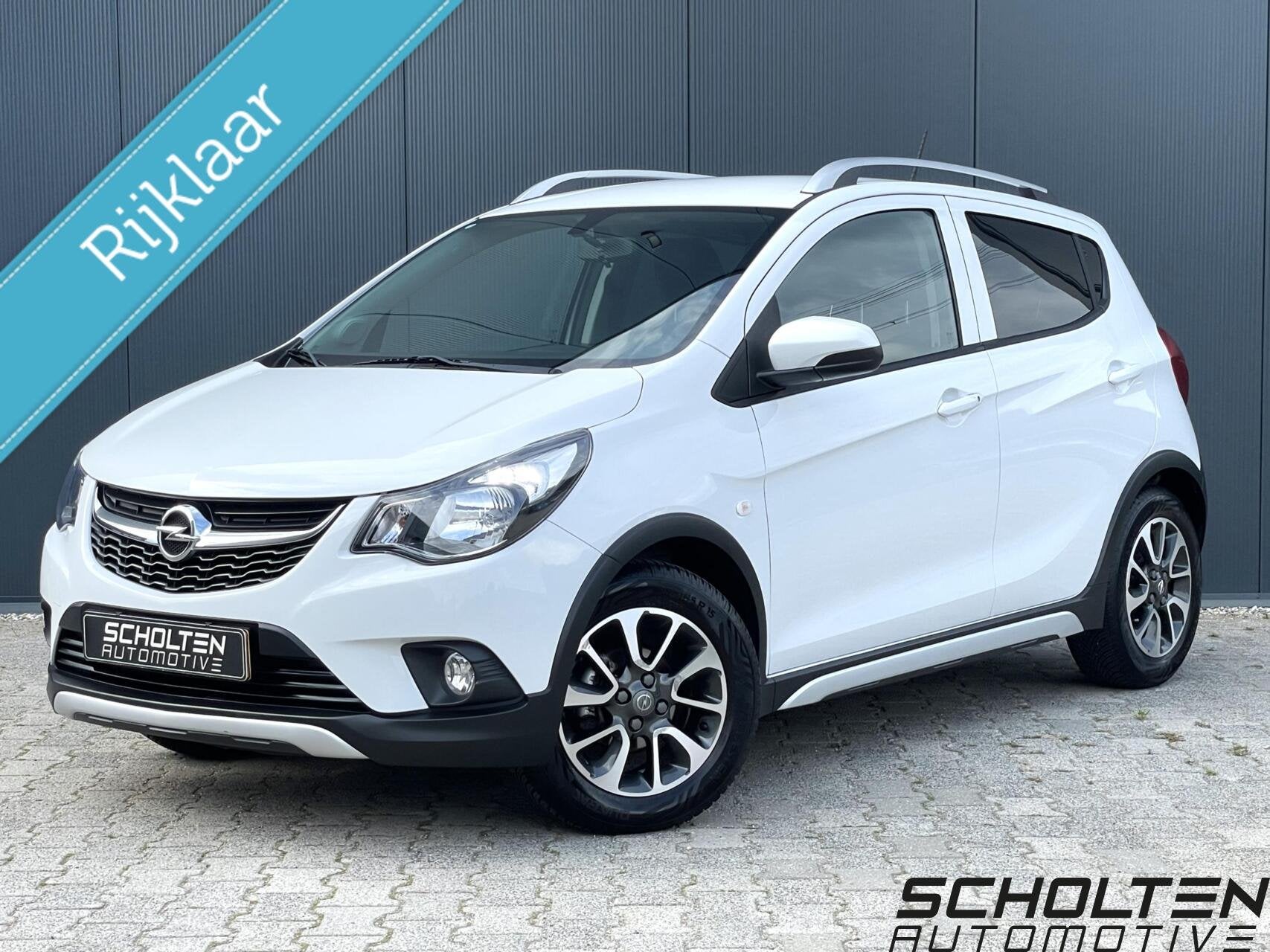 Opel KARL 1.0 Rocks Online Edition Carplay Cruise PDC Stuur-, Auto's, Voorwielaandrijving, 839 kg, Stof, Wit