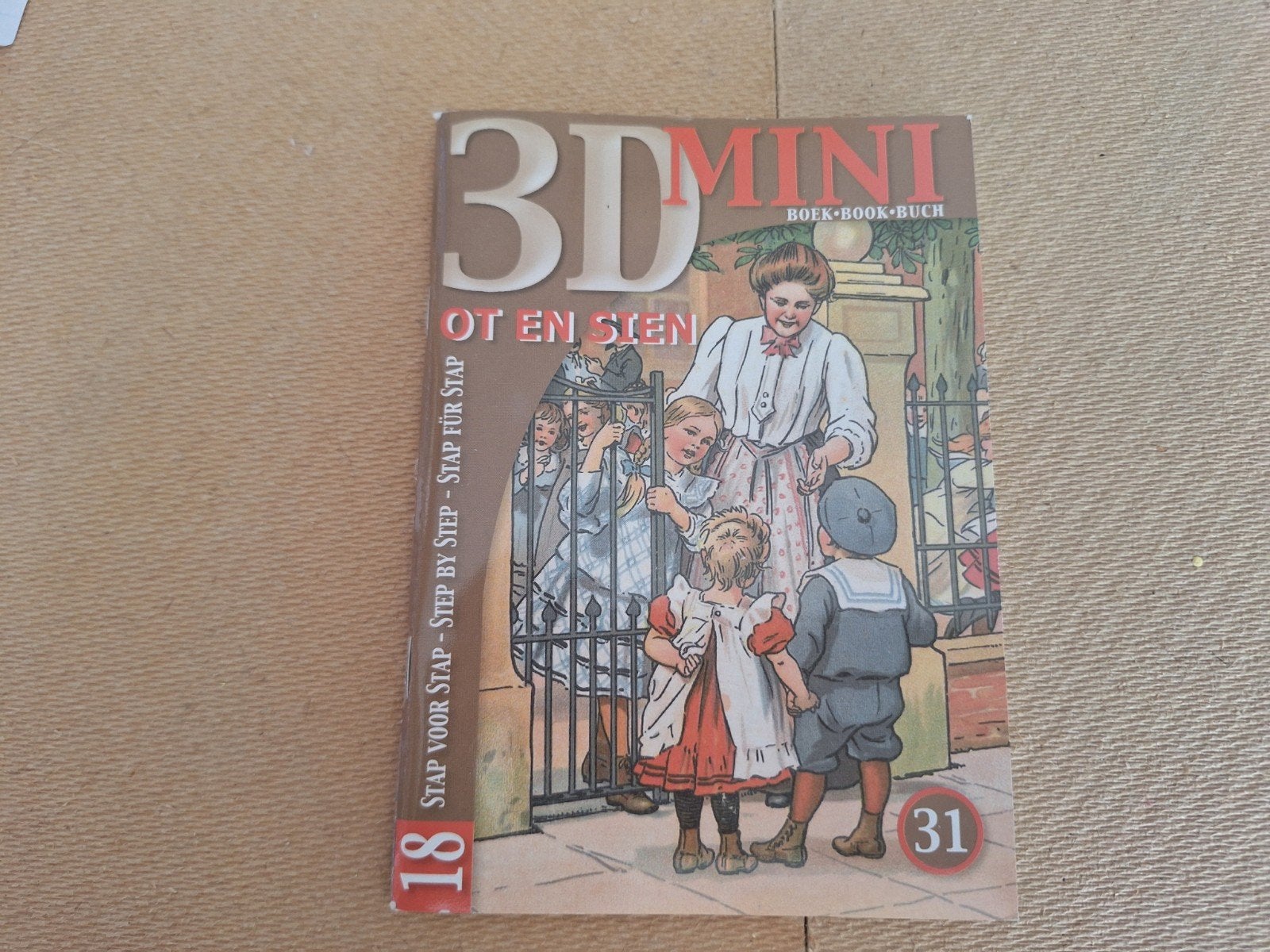3 3d boekjes nostalgie, Ophalen of Verzenden, Nieuw, Overige thema's, Overige typen
