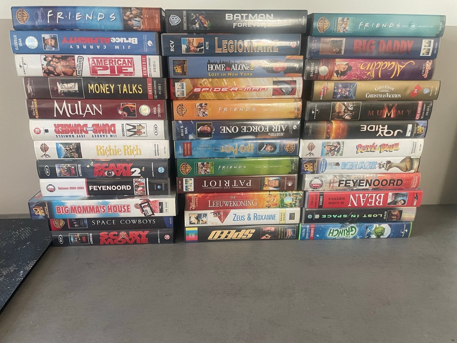 T.E.A.B. Grote partij videobanden (VHS) - Diverse genres, Cd's en Dvd's, VHS | Film, Gebruikt, Verzenden, Alle leeftijden, Overige genres