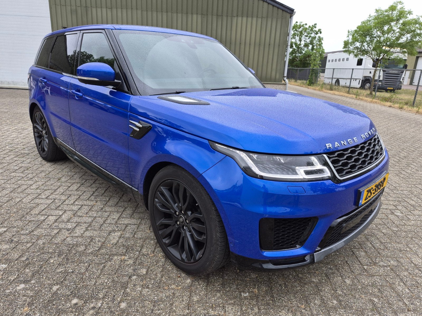 Land Rover Range Rover (sport) 2.0 Si4 300pk Commandshift, Auto's, Automaat, 4 cilinders, Blauw, Origineel Nederlands