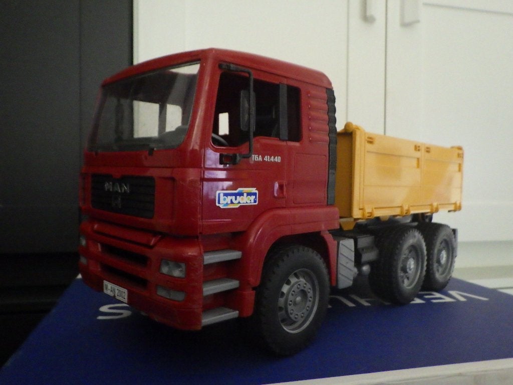 Bruder vrachtwagen MAN TGA kiepauto, Ophalen of Verzenden