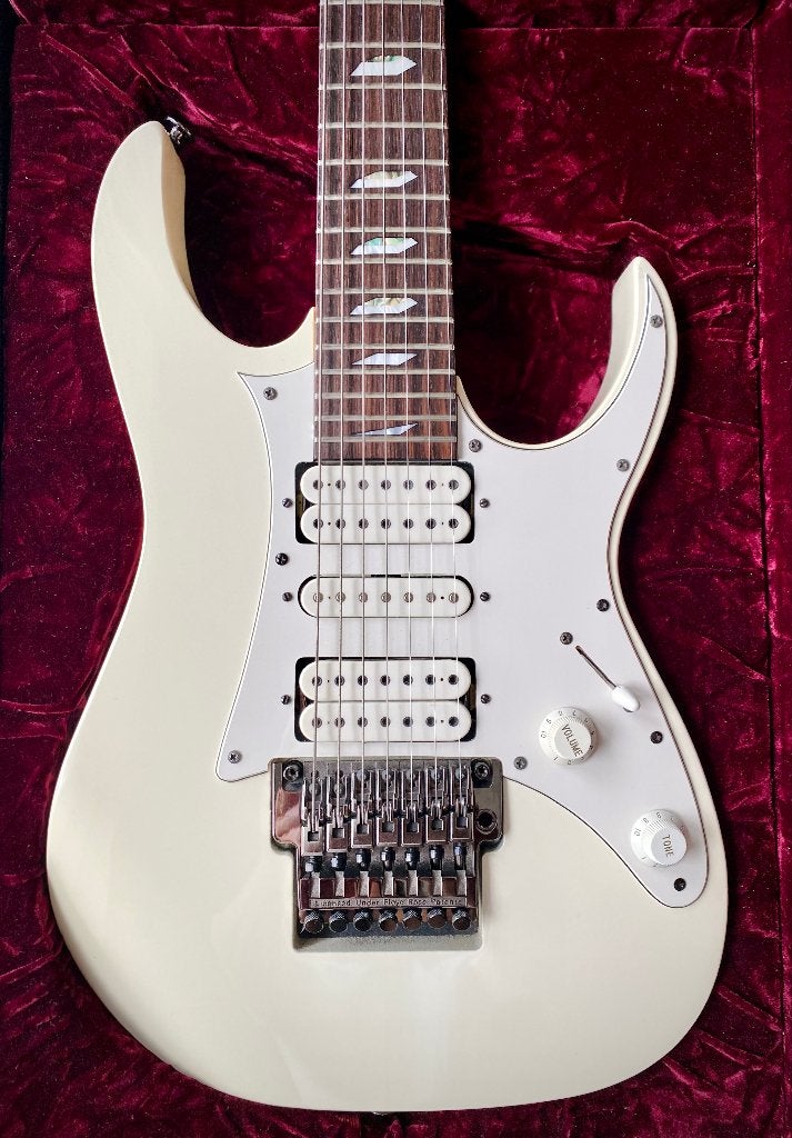 Ibanez Universe UV7-PWH 1990 Steve Vai, in nieuwstaat!, Ophalen, Zo goed als nieuw, Solid body, Ibanez