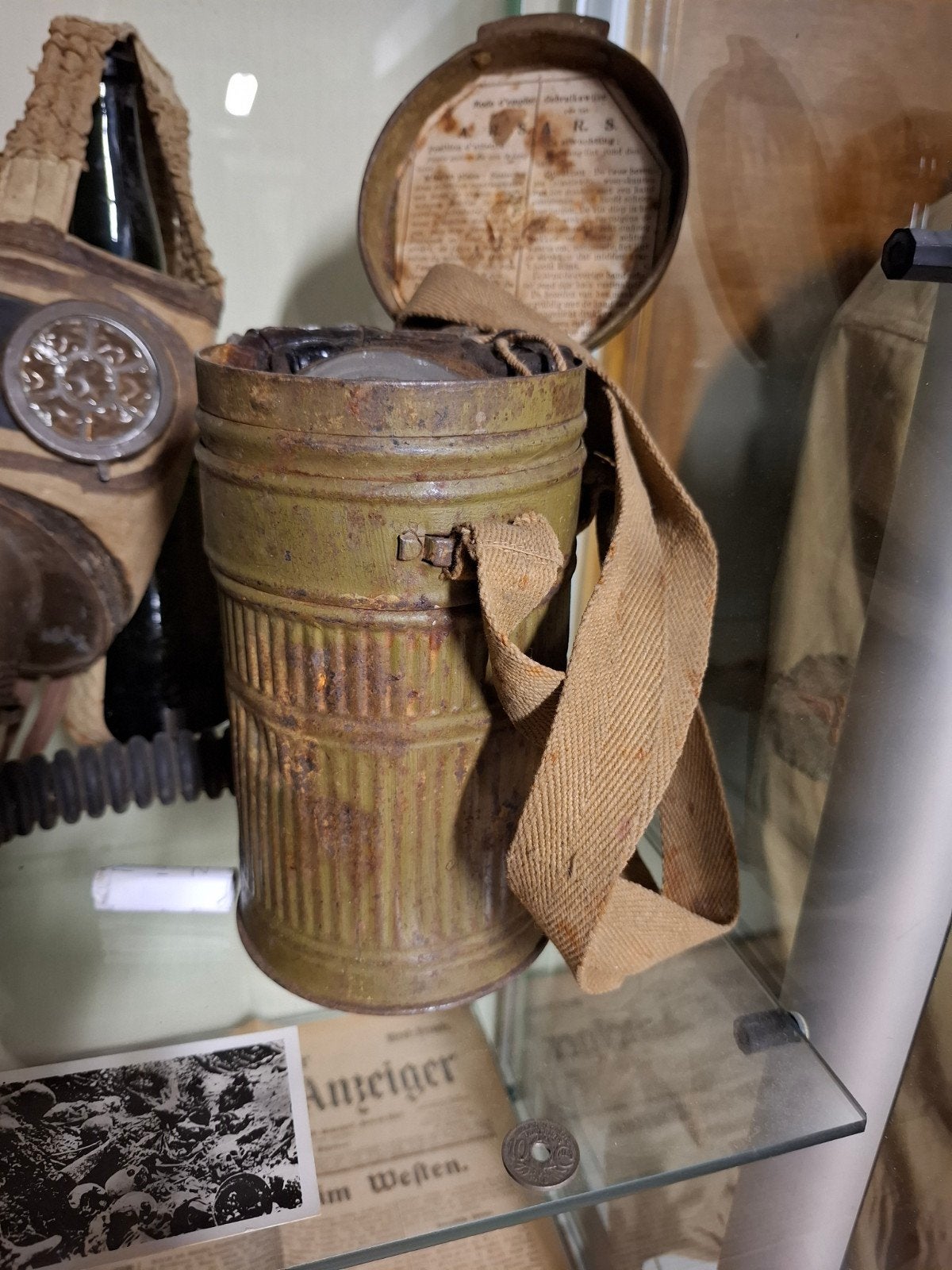 Gasmaskerbus WO I A.R.S. Frans/Belgisch, Verzamelen, Ophalen of Verzenden, Landmacht, Overige gebieden