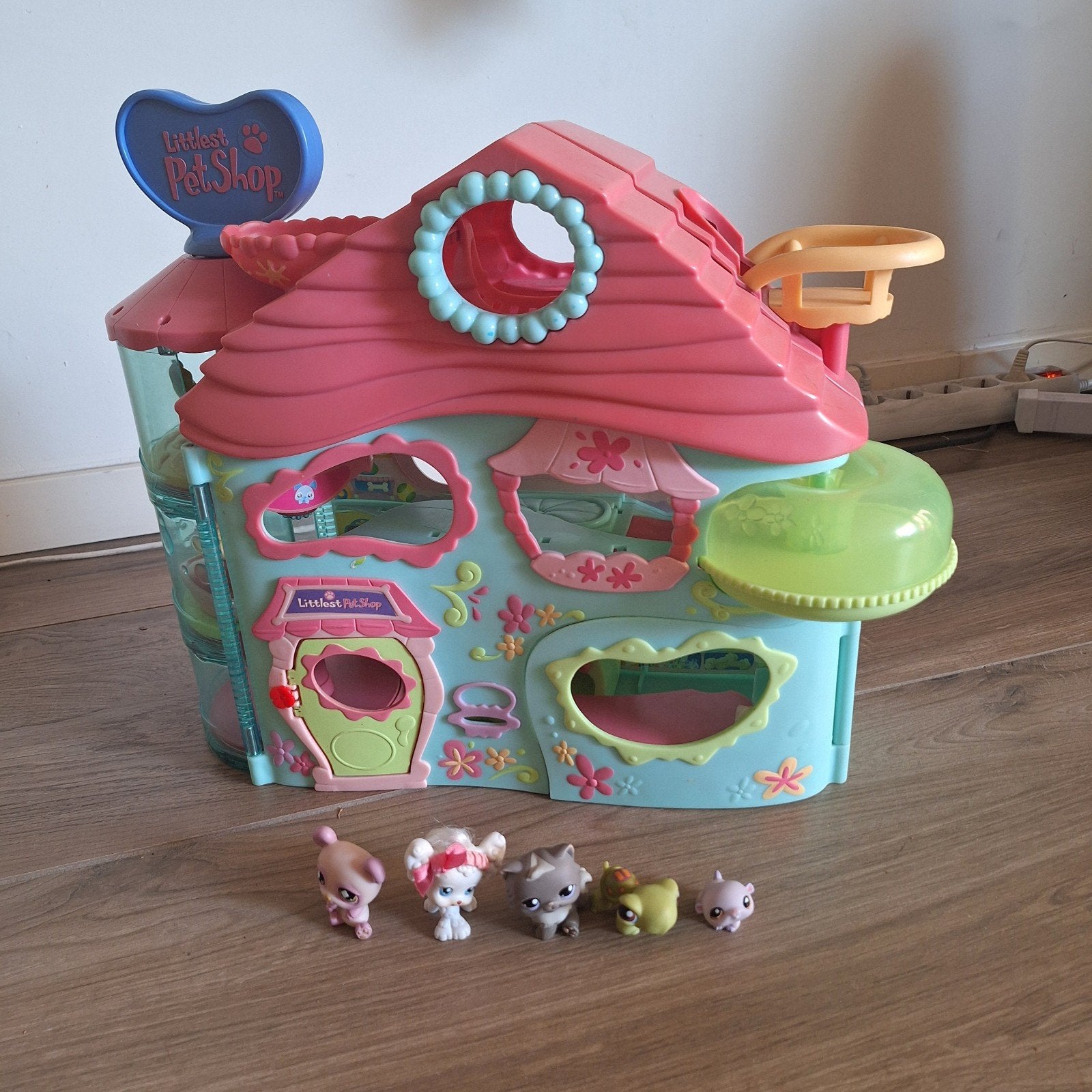 Littlest Pet Shop Huis met Dierenfiguren, Ophalen of Verzenden, Zo goed als nieuw