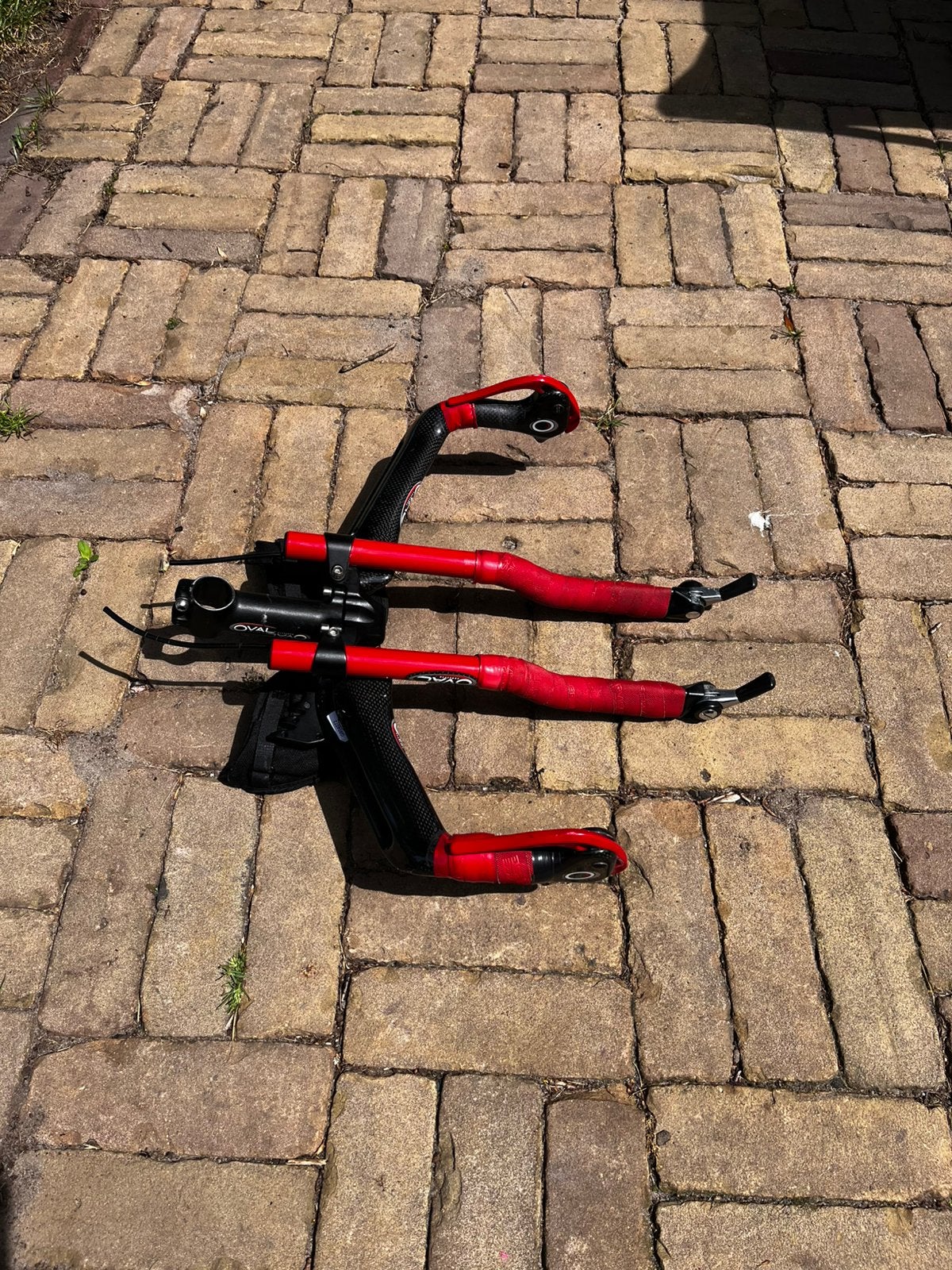 Mooi tijdritstuurtje, Overige merken, Minder dan 10 versnellingen, Gebruikt, Carbon
