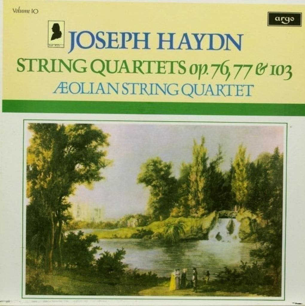 Haydn Aeolian String Quartet–String Quartets Op76 77 103 4LP, Kamermuziek, Ophalen of Verzenden, Zo goed als nieuw, 12 inch