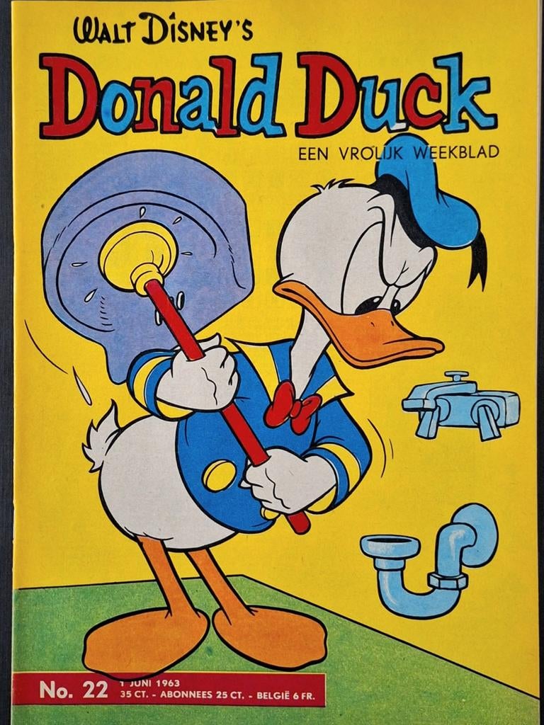Donald Duck 1963 nr. 22, Boeken, Eén stripboek, Ophalen of Verzenden, Zo goed als nieuw