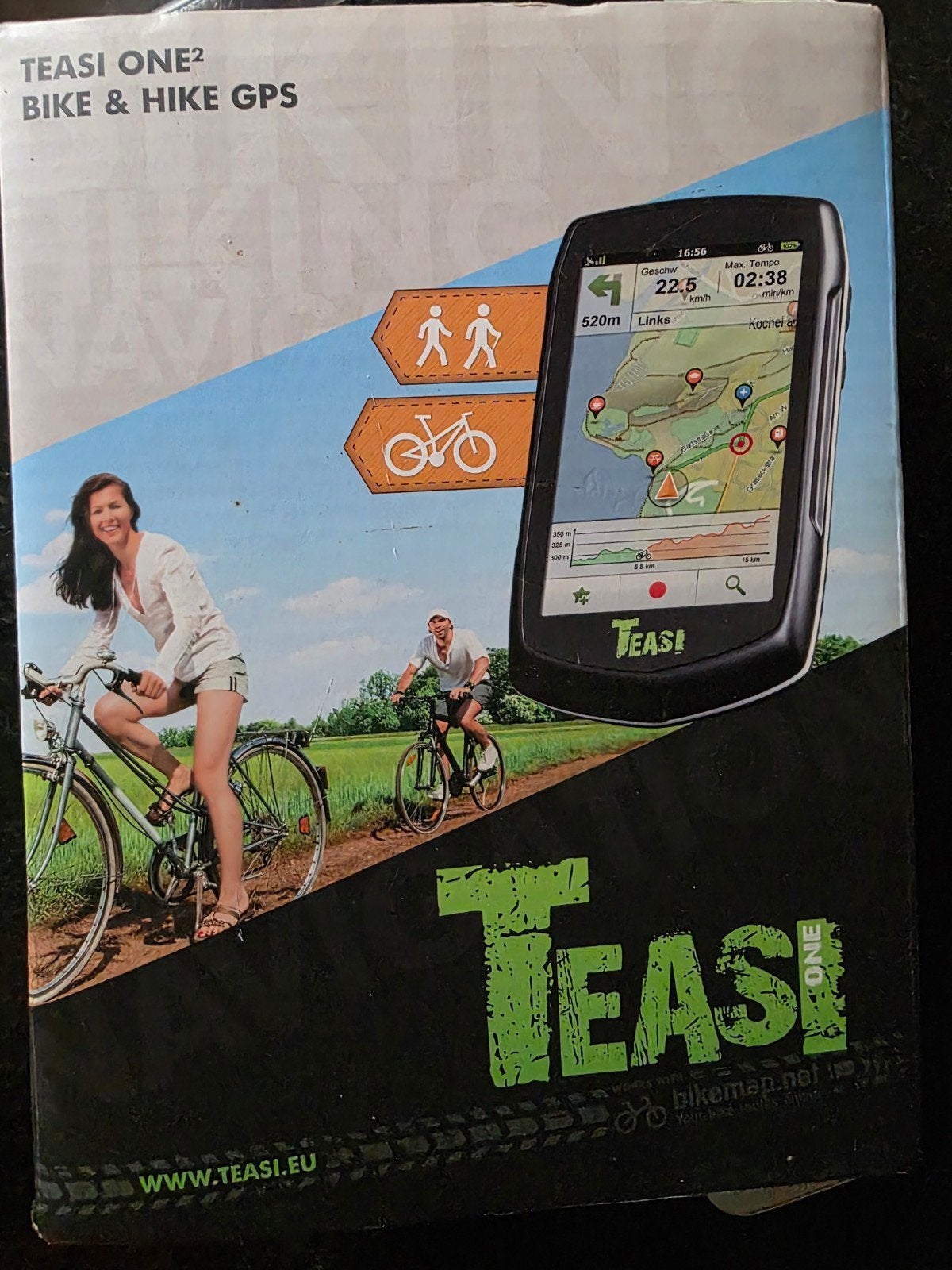 Teasi One² Bike & Hike GPS Navigatie, Ophalen of Verzenden, Zo goed als nieuw