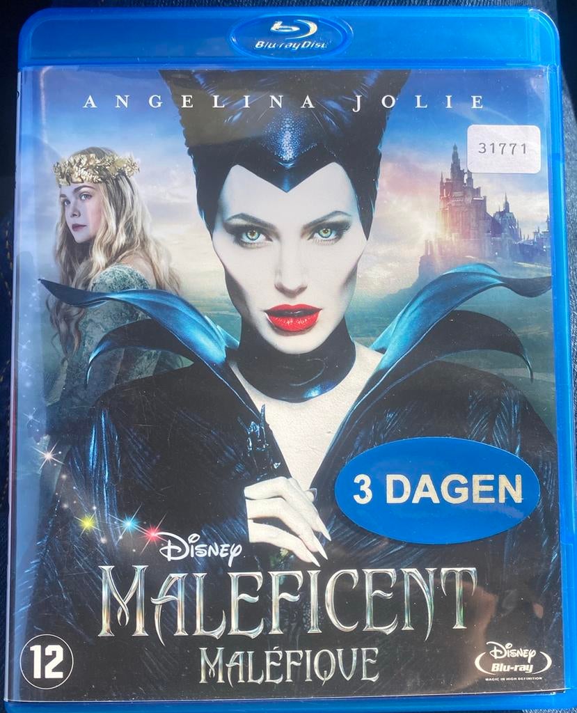 Disney blu - ray Maleficent, Cd's en Dvd's, Ophalen of Verzenden, Zo goed als nieuw, Tekenfilms en Animatie