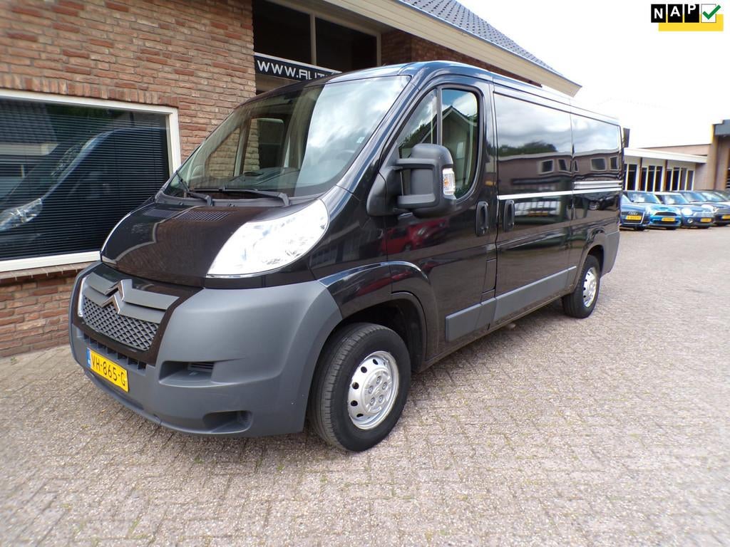 Citroen Jumper 30 2.2 HDI L2H2 Economy, Auto's, Bestelauto's, Euro 5, Stof, Gebruikt, Zwart